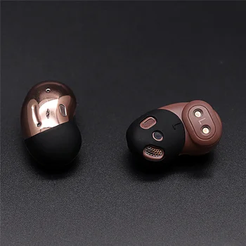 1Pair Mehkih Silikonskih Čepkov Kritje Eartips Uho Pokrovček za SAMSUNG Galaxy Brsti živo Bluetooth Slušalke Slušalke