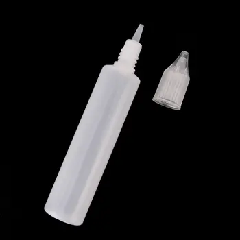 1PCS 15/30 ml Plastično Lepilo Aplikator Iglo Stisnite Stekleničko za Paper Quilling DIY Scrapbooking Papir Obrti Orodje