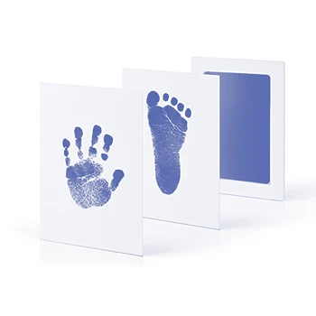 2 Paketi Baby Nego Nestrupeno Baby Handprint Odtis Komplet Baby Spominkov Litje Novorojenčka Odtis Ink Pad Dojenčka Gline, Igrače, Darila