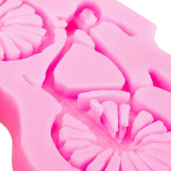 2021 DIY Torta Dekoraterstvo Orodja Izposoja Oblike 3D Silikona, Fondat Plesni Cupcake Torto Plesni Design Čokolada Plesni Pečemo Jedilnega Orodja