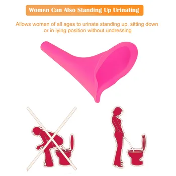 2021 Prenosni Ženske Kampiranje Urina Naprave Ženski Potovanja Uriniranje Wc Tok Pisoar Ženske Stand Up & Lulat Prenosni Pisoar