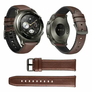 22 MM Watch pasu Silikon usnje Za Huawei Watch GT2 46mm 2E Zamenjava Šport Band Za Huawei Honor Čarobno 1/2 22 watch Correa