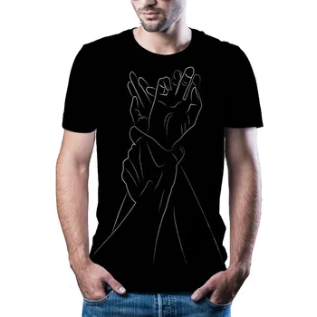 3D Tiskanje Moške Velikosti Moda Priložnostne T-shirt Kratek Rokav Športna Majica Vrh XXS 6XL 2021 Nova