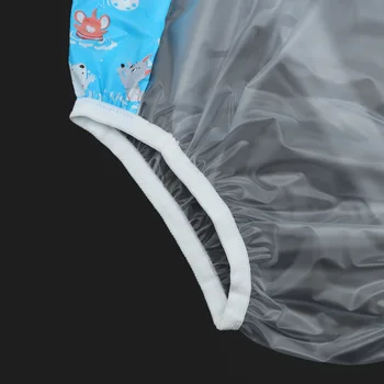 ABDL odraslih plenic pvc za enkratno uporabo baby hlače plenice onesize plastičnih bikini dna DDLG odraslih baby novo spodnje perilo modra plenice
