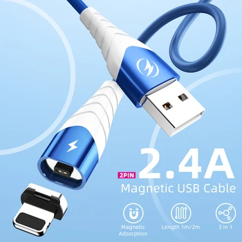 ANMONE Magnetni Kabel Hitrega Polnjenja priključek Mikro USB Tip C Kabel Za iPhone 12 Xiaomi Samsung Magnet Polnilnik Mobilnega Telefona Žice Kabel