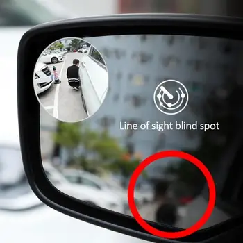 Avto Blind Spot Ogledalo 360-Stopinjski Vrtečih Širokokotni Konveksna Blind Spot Ogledalo Samodejno Parkiranje Rearview Mirror Avto Dodatki