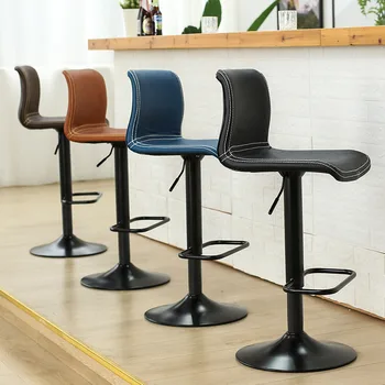 Bar sedežnice lahko zavrtite bar stol sodobne preprost Nordijska nazaj luči luksuzni recepciji blagajna vrtijo visoke blata