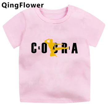 Cobra Kai otrok veliko ukvarjati majica baby alt anime kawaii estetske dziecko majica s kratkimi rokavi dojencek