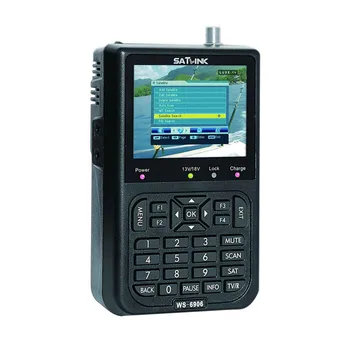 Digitalni Satelitski Meter 3,5-palčni LCD Satlink WS 6906 Finder DVB-S Digitalno Satelitsko Meter Star Finder DVB-S Polno sporazum o PROSTI trgovini finder