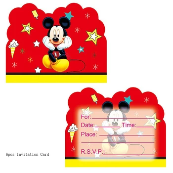 Disney Mickey Mouse Risanka Temo Razpoložljivi Namizna Rojstni Okraski Potrebščine, Papir Skodelice, Krožniki Napkin Baby Tuš
