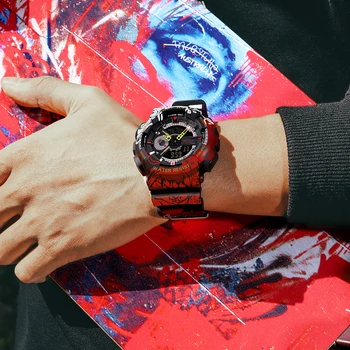 G Slog Šok Dual Display Športne Ure Za Moške Luksuzni GShock Digitalni Watch AAA Večfunkcijsko Elektronski Nepremočljiva ročno uro
