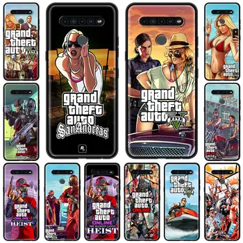 Gta 5 Grand Theft Auto V Primeru Coque Za LG K40 K40s K41s K50s K51s K61 G6 G7 G8 K31 K42 K52 K62 K71 Q51 Q60 Q61 Q70 Kritje Fundas