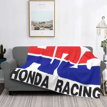 Hrc Honda Racing Logotip Motorno Kolo, Motorno Kolo Motociklist, Za Moške, Ženske Udobno Slim Fit Srčkan Flanela Odejo
