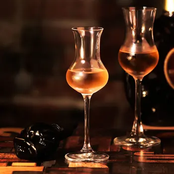 Italija Slog Royal Kristalno Whisky Rock Stekla Tanek Pas Tulipanov Viski Copita Nosing Ognjeni Večjih Žganje, Liker, Degustacija Vin Pokal