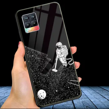Kaljeno Steklo Trdi Primeru Telefon za Poco X3 NFC Kritje TPU Odbijača Za Xiaomi Mi 10 Lite 5G / mi 9T 9T Pro Primerih Mi9T Redmi 9A Capa