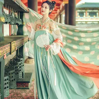 Kitajske Tradicionalne Ženske Hanfu Obleko Kitajske Pravljice, Ples Obleke Kostum Hanfu Oblačila Tang Dinastije Stari Kostum 2021