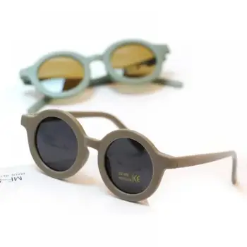 LongKeeper Otrok Dekorativni Otrok sončna Očala Moda Letnik Krog Luštna Dekleta Fantje Očala Prostem Retro Odtenki UV400