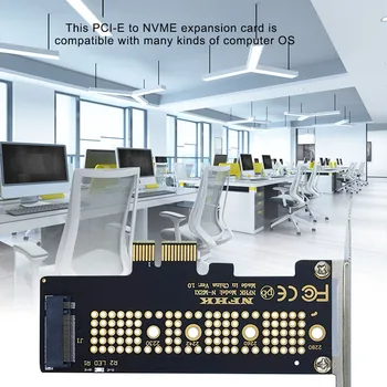 M. 2 NVMe SSD NGFF, da PCIE X4 adapter M Ključ vmesnik kartice, Podporo PCI-e PCI Express 3.0 x4 2230-2280 Velikost m.2 m2, pcie adapter