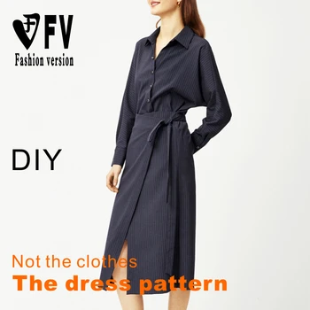 Majica, krilo vzorec ženska oblačila črtasto obleko oblačilo šivanje diagram strukture, oblikovanje, risanje BLQ-537