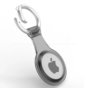 Mehki Silikon TPU Zaščitni ovitek Za Apple Airtags Kritje Hangable Keychain Položaja Lokator Tracker Kritje Za Airtag Primeru