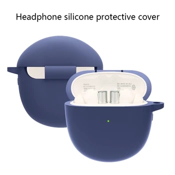 Mehko Zaščitni Pokrov Lupini Anti-padec Slušalke Primeru za -realme Brsti Zraka 2 Slušalke Anti-spusti