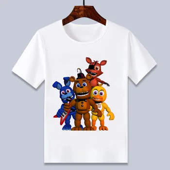 Otrok 3D Pet Noči Na Freddy Fnaf T -Shirt Otroke, Risanka Natisnjeni Tee Majice majica s kratkimi rokavi za dečke/ deklice, BAL631