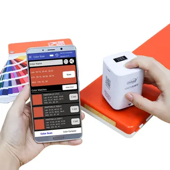 Prenosni LS170/LS171 colorimeter mobilni telefon APP Barve analizator z Bluetooth za barve, papir, kovina barva razlika 8 mm