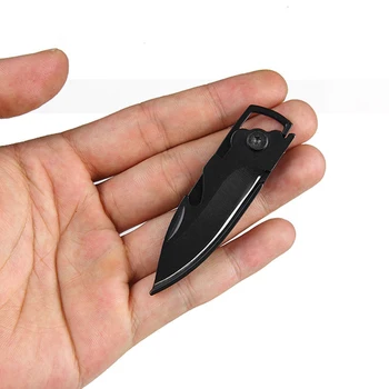 Prenosni Tipko KnifeFolding Sadje Nož Mini Zložljiv Nož Večnamenski Nož za Kampiranje na Prostem Preživetje Taktično Reševanje Ročno Orodje