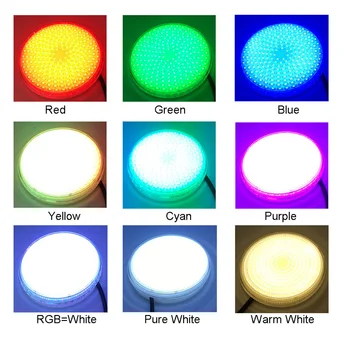 Smole, Napolnjene Bazen Svetlobe 18W 24W 42W RGB Reflektorji LED Piscine Lumiere Podvodna Razsvetljava IP 68 z Oddaljenim Toplo Cool White