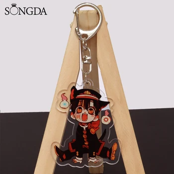 SONGDA Anime Wc-Zavezuje Hanako-Kun Akril Keychain Dvostranski Ključnih Verige kot Nalašč Avto obesek za ključe Obesek Nakit Dodatki