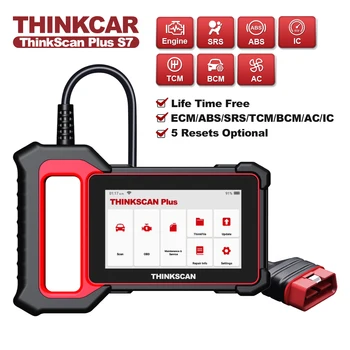 THINKCAR Thinkscan Plus S2/S4/S7 OBD2 Optičnega ETS PONASTAVITI Celoten Sistem Avto Orodje za Diagnostiko, Strokovno Scan Orodja Code Reader