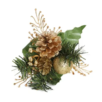 Umetni Bor Izhaja Ponaredek Bor Cone Darilo Polje Božično Cvetje Ornament Cvetlični Aranžmaji Venec Počitniških Domov Pozimi Dekor