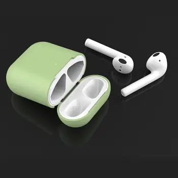 Za Airpods 2 Mehki Silikonski Slušalke Kritje Brezžično Tehnologijo Bluetooth Slušalke Zaščitni Rokav Za Apple Airpods 2 Primera