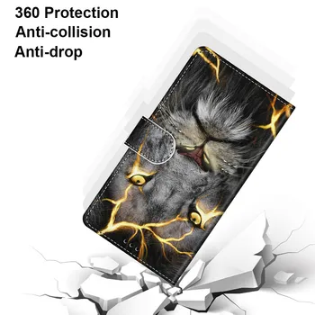Za Samsung A51 5G Primeru Risanka Flip Usnje Mehko Silikonsko Telefon Zadnji Pokrovček Za Samsung Galaxy A51 5G 51 2020 a516 Primerih