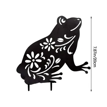 Žabe Dvorišče Dekor Živali Umetnosti Terenu Vstavi Vrt Akril Kipi Dvorec Kiparstvo Ornament Votlih Doma Dekoracijo