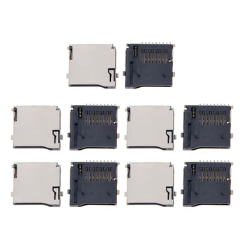 10PCS pritisni-Pritisni Tip TF Kartice Micro SD Socket Adapter Samodejno PCB Priključek