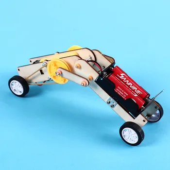 1Pcs Ustvarjalne DIY 3D Geometrijskih Zbrati Bloki Igrače Roman Bionic Črv Plazil Robot Študent Fizike Znanost Eksperiment Igrača