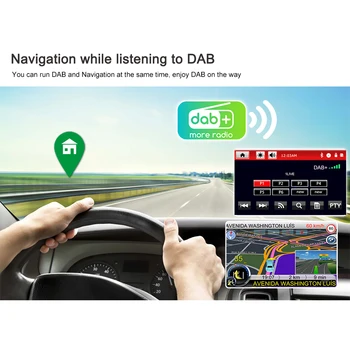 A-Prepričajte, Avto Večpredstavnostna Autolink Radio DAB+ Modul Znotraj BT DVD GPS Navigacija Za VW Volkswagen Golf MK 5 Polo, Passat B6 Skoda