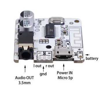 Bluetooth 5.0 JL6925A Visoko Kakovost Avdio Sprejemnik Odbor Bluetooth 5.0, MP3 Odbor Lossless Stereo Glasbe Modul Adapter