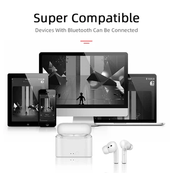 Bluetooth Slušalke, Brezžične Slušalke Touch Kontrole Šport Čepkov Mikrofon Za Vse Pametne telefone, Glasbo, Slušalke i11 Pro TWS