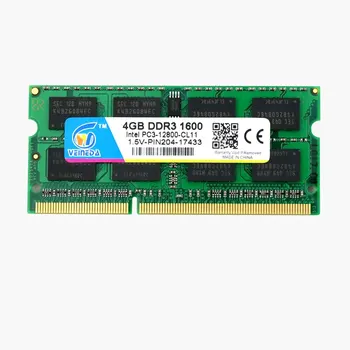 DDR3 Laptop ram 4gb, 8gb 1600NHz 1,5 V PC3-12800)-dimm, Ram Združljiv ddr3 1333 PC3-10600 ddr 3 204pin