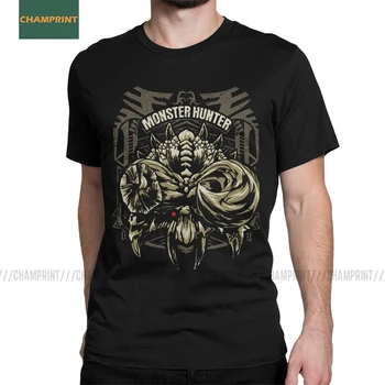 Diablos Monster Hunter Svetu Moške Majice s kratkimi rokavi Rathian Zmaj Lov MHW Igra Tees Kratek Rokav T-Shirt Čistega Bombaža Poletje Vrhovi