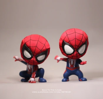 Disney Marvel Spider Man 8,5 cm Mini Anime Okrasitev Figur Lutka PVC Dejanje Slika Zbirateljske Toy model za darilo otrok