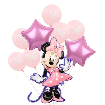 Disney Minnie Folija Baloni Mickey Mouse Žogo Poročno Dekoracijo Rojstni Okraski Otroci Igrače Baby Tuš Globos Dobave