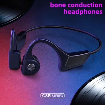 Fineblue F806 Kostne Prevodnosti Slušalke TWS Bluetooth, združljiva Lotus Kostne Prevodnosti Slušalke Brezžične Nepremočljiva Uho Kavelj Teči