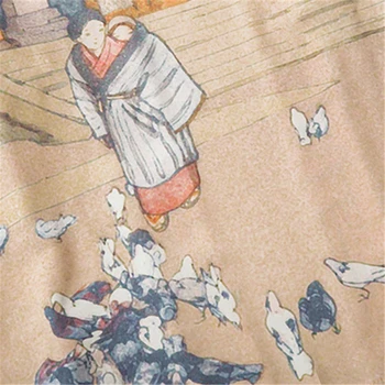 Japonski Slog Ženske Moški Letnik Tiskanja Jopico Majica Nacionalni Tradicionalnih Yukata Azijskih Oblačila Haori Obi Bluzo Cosplay Kimono