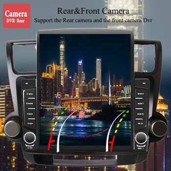 Jedro Octa 1280*720 Android 10.0 Avto DVD GPS Navigacija Igralec Deckless Avtomobilski Stereo sistem Za Toyota Highlander 2007-Radio glavne enote