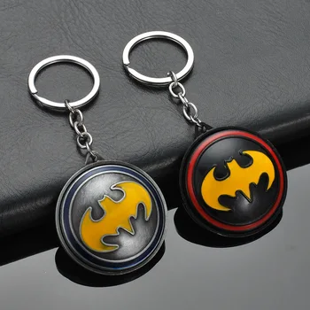 Kovinski Bat-Mans Keychains Batmans-Človek Nakit Ključ-Verige Strip-Slika Obesek Pribor Obeske Za Darilo