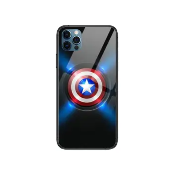 Marvel Comics Anime Stilu Telefon Primeru kritje Za iphone 12 pro max 11 8 7 6 s XR PLUS X XS SE 2020 mini black celice lupini