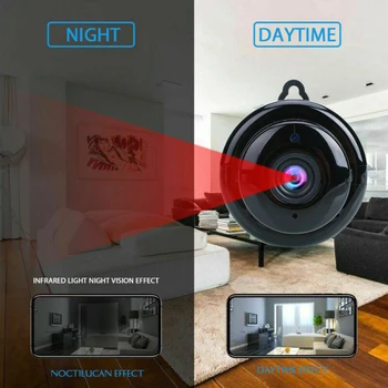Mini Brezžična WiFi IP Kamera HD 1080P Smart Home Security Night Vision Cam Dejavnost opozorila Kamere za domov/Mačke/pets/Oblak